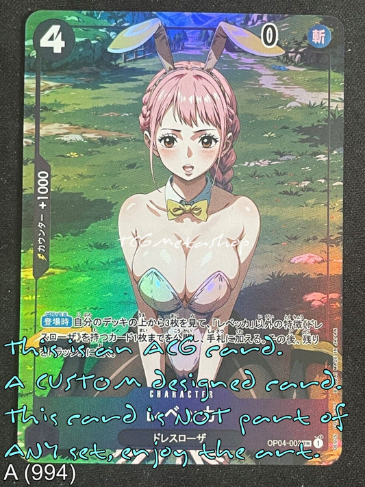 🔥 A 994 Rebecca One Piece Goddess Story Anime Waifu Card ACG 🔥