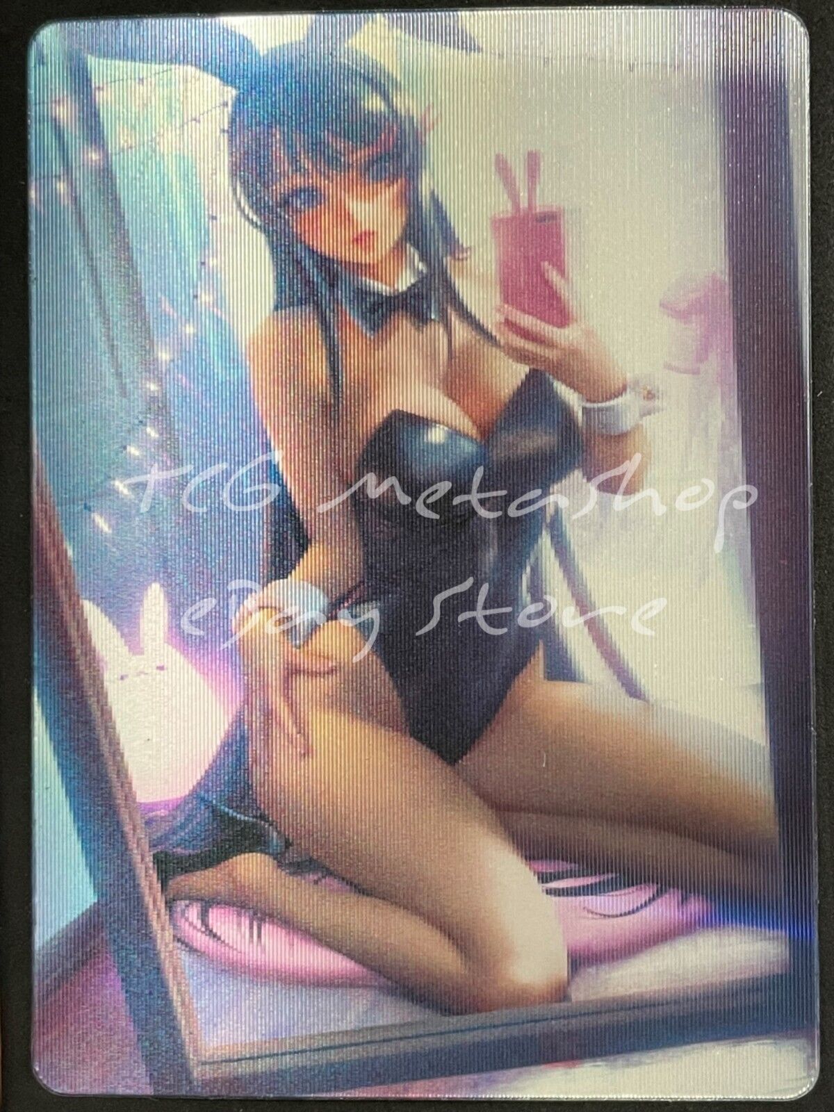 🔥 17 Mai Sakurajima Bunny Girl Se Goddess Story Anime Waifu Lenticular DUAL ACG