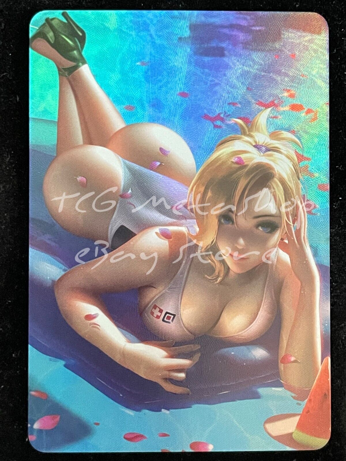 🔥 Mercy Overwatch Goddess Story Anime Waifu Card ACG DUAL 870 🔥