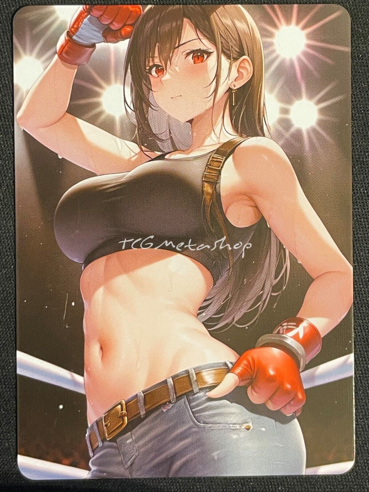 🔥 Tifa Lockhart Final Fantasy Goddess Story Anime Waifu Card ACG DUAL 1345 🔥