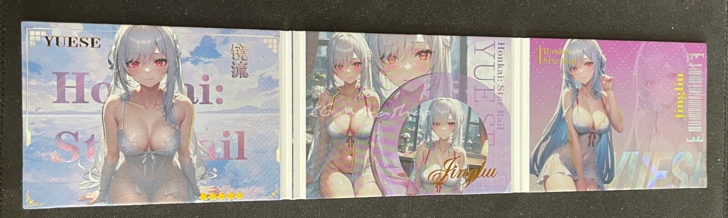 🔥 Jingliu Honkai Star Rail Joycolor 3 Goddess Story Anime Fold Card 7