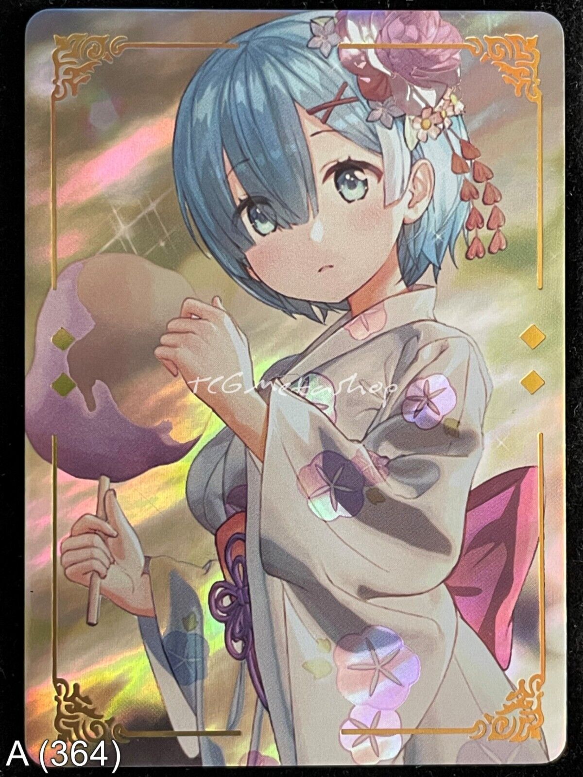 🔥 A 364 Rem Re:Zero Goddess Story Anime Waifu Card ACG 🔥