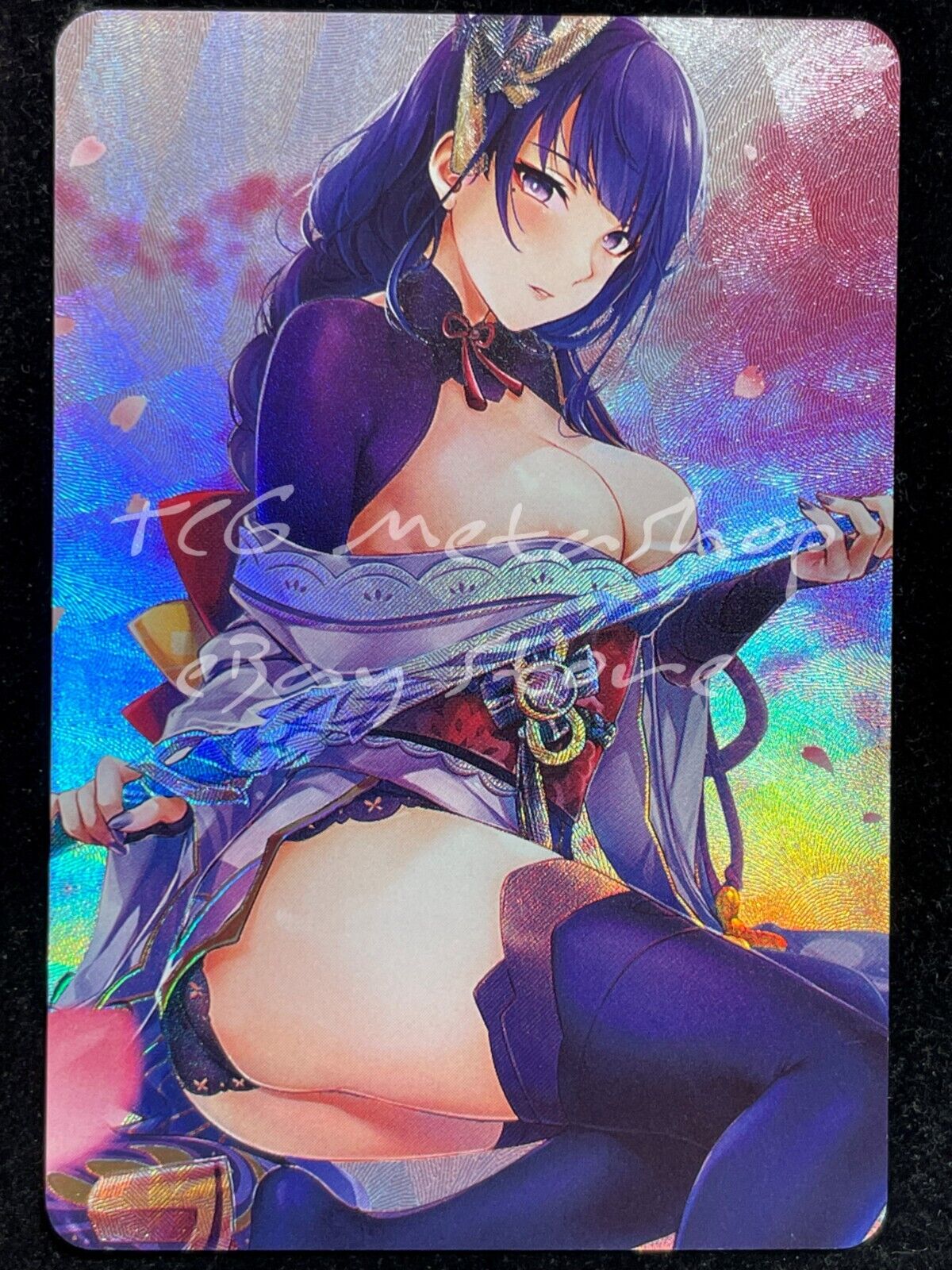 🔥 Raiden Shogun Genshin Impact Goddess Story Anime Card ACG # 1563 🔥