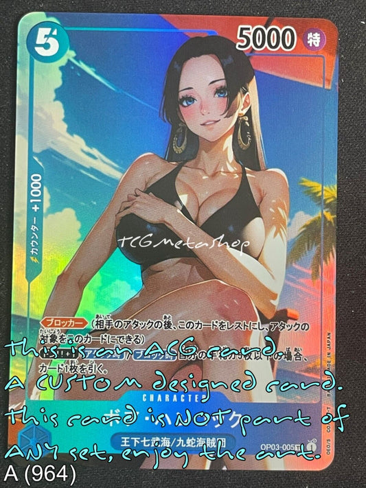 🔥 A 964 Boa Hancock One Piece Goddess Story Anime Waifu Card ACG 🔥