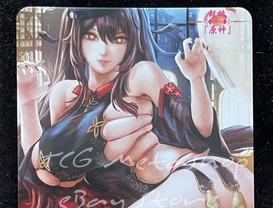 🔥 Hu Tao Genshin Impact Goddess Story Anime Waifu Card ACG DUAL 225 🔥