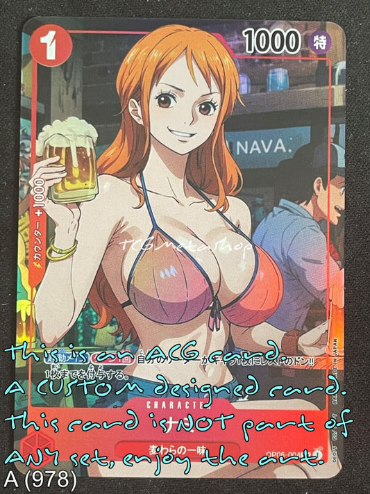 🔥 A 978 Nami One Piece Goddess Story Anime Waifu Card ACG 🔥