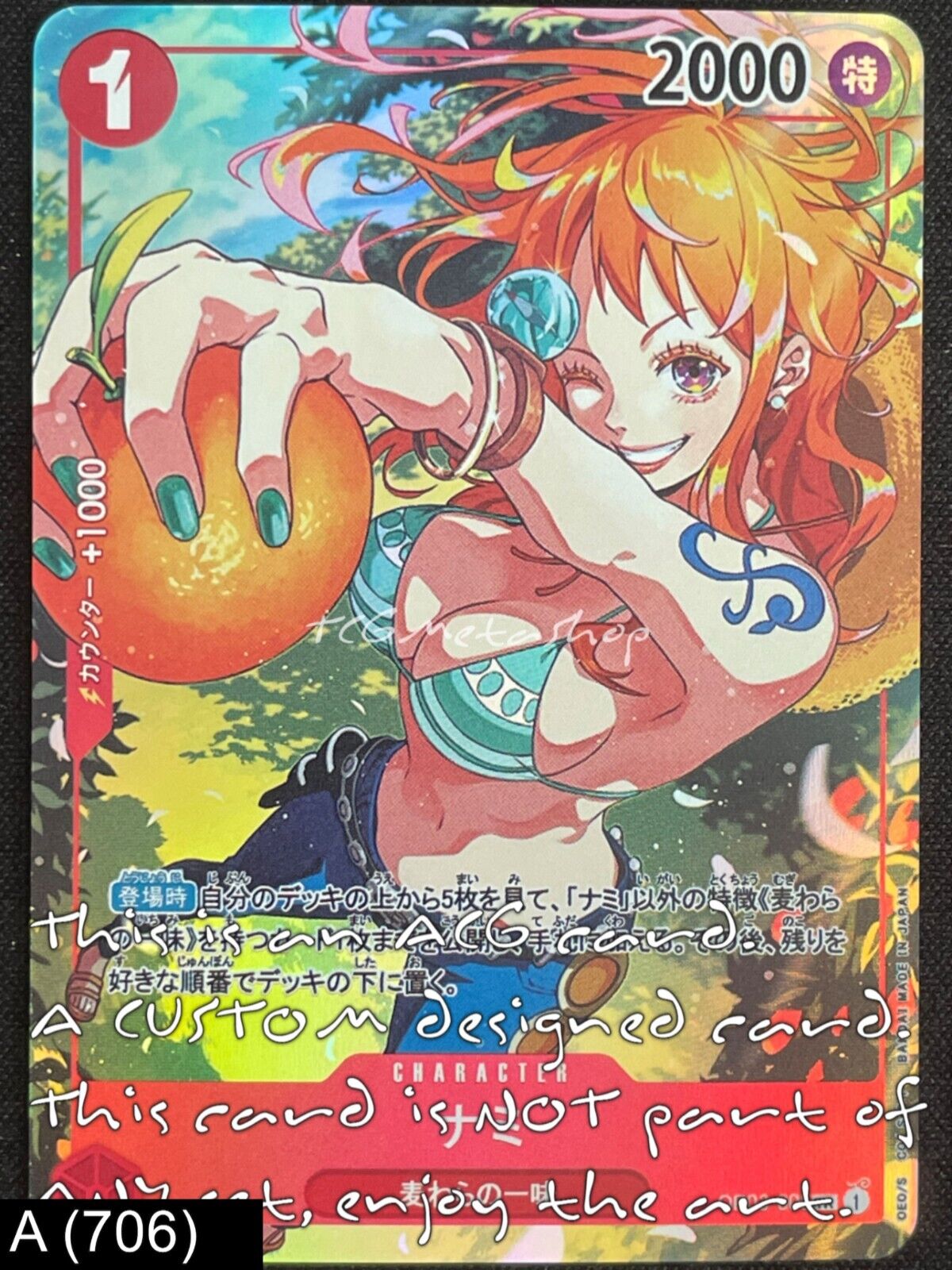 🔥 A 706 Nami One Piece Goddess Story Anime Waifu Card ACG 🔥