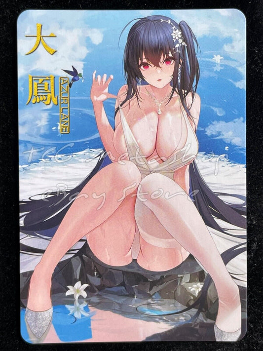 🔥 Taihou Azur Lane Goddess Story Anime Waifu Doujin Card ACG DUAL 74 🔥