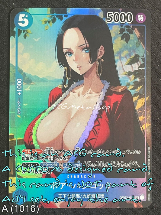 🔥 A 1016 Boa Hancock One Piece Goddess Story Anime Waifu Card ACG 🔥