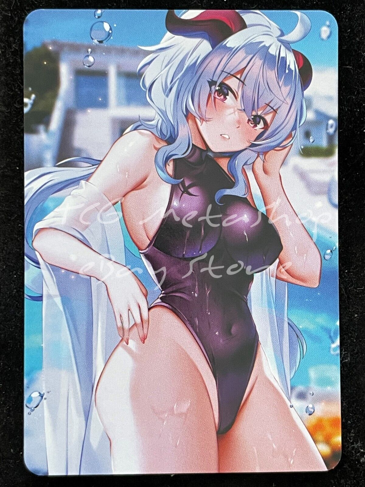 🔥 Ganyu Genshin Impact Goddess Story Anime Waifu Card ACG DUAL 414 🔥