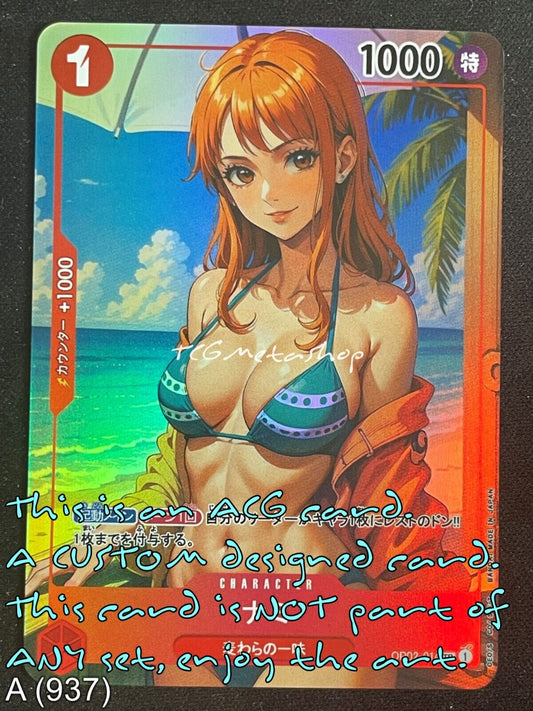 🔥 A 937 Nami One Piece Goddess Story Anime Waifu Card ACG 🔥