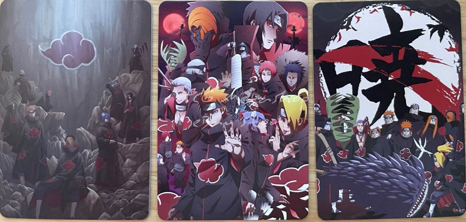 🔥 Akatsuki Naruto Goddess Story Anime Waifu Doujin 3 Card ACG Puzzle 2 🔥
